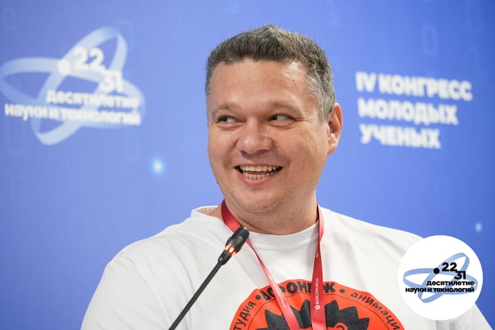 Alexey Zamyslov on the animated series “The Steel Family”— winner in the "Animation project" category