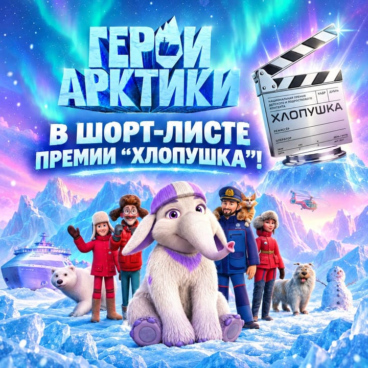 🎬 “Arctic Heroes” Shortlisted for the “Khlopushka” Awards!